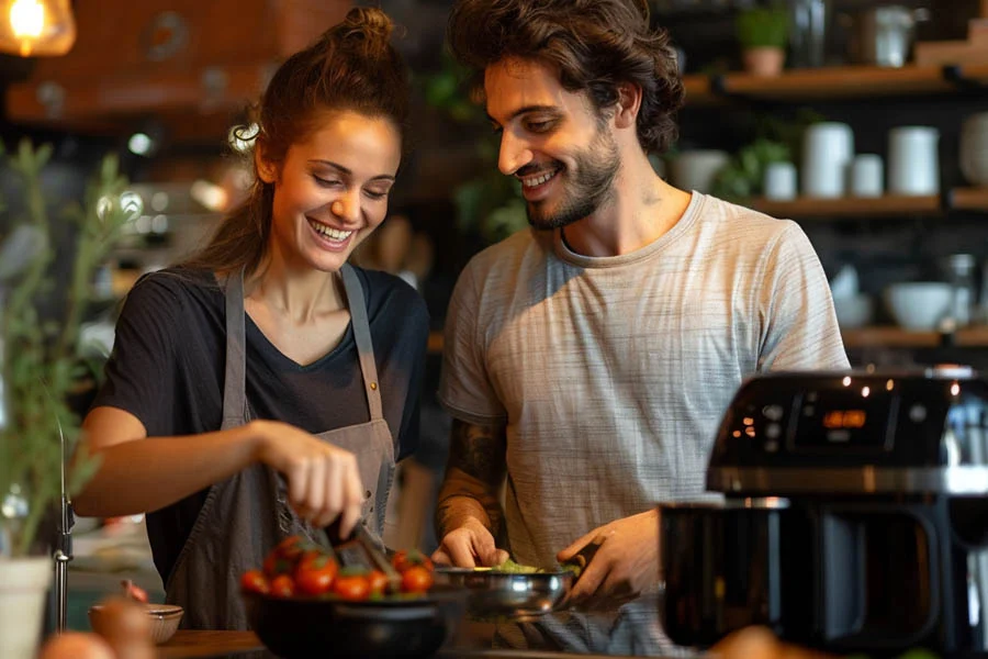 cooking air fryer